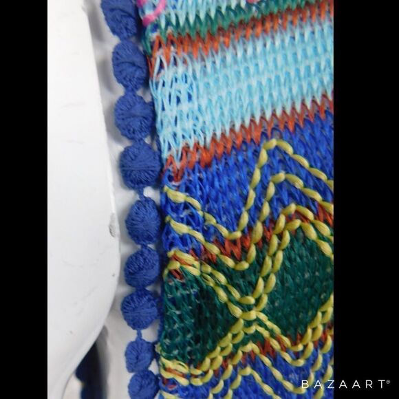 Multi Color Boho ROMPER Size M - Picture 4 of 5